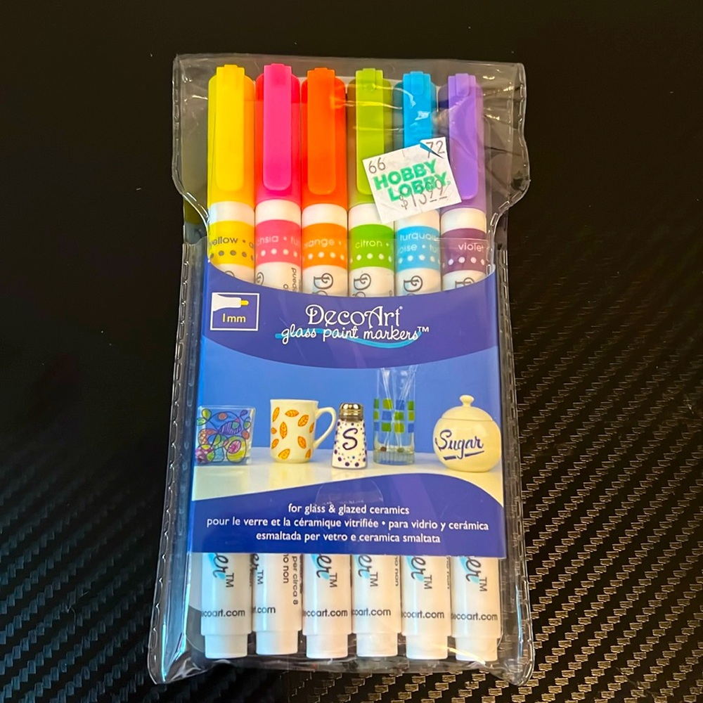 Paint Markers for glass/ceramics